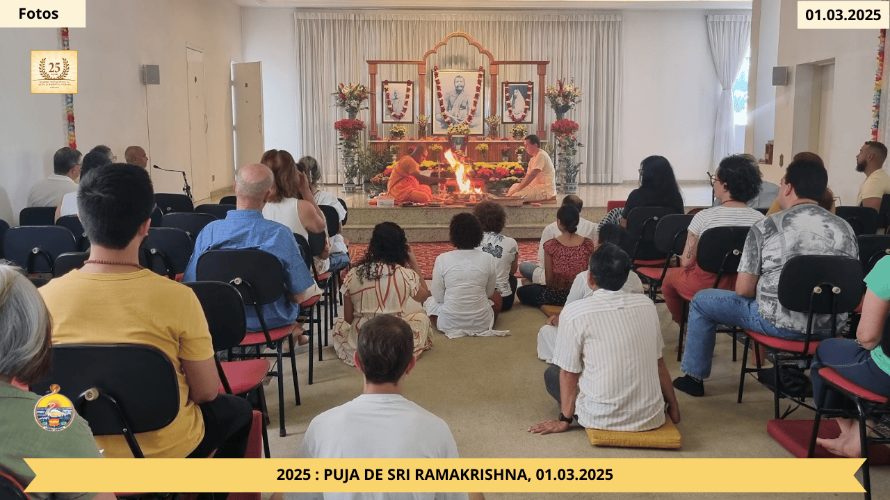 2025 - Puja de Sri Ramakrishna